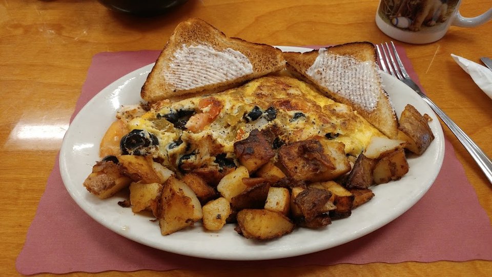 Omelet with Home Fried Potatoes