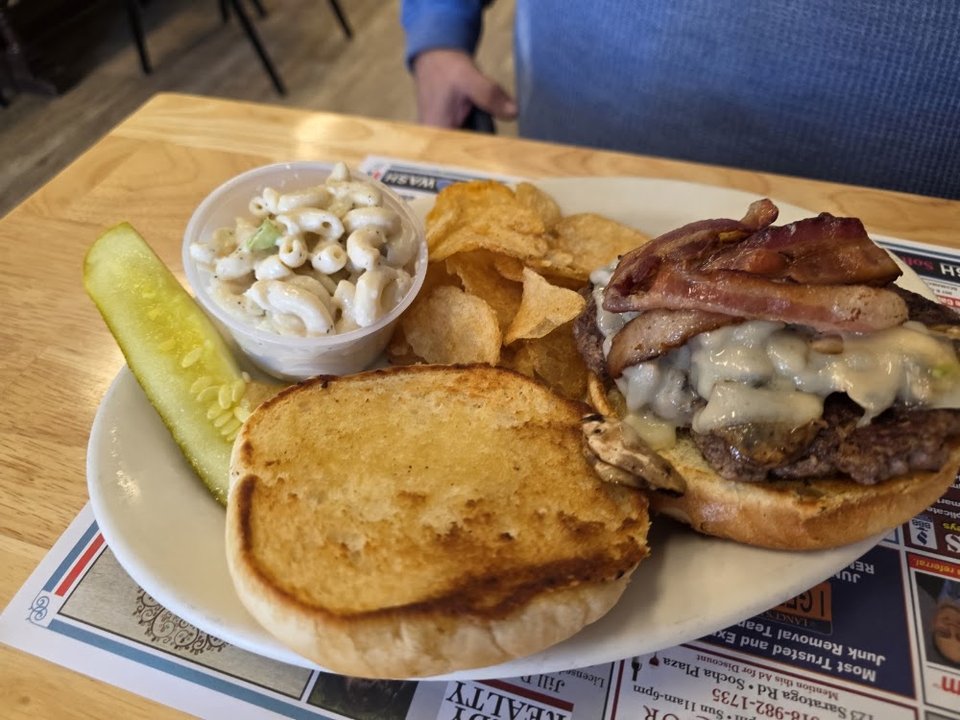 Mushroom Swiss Burger